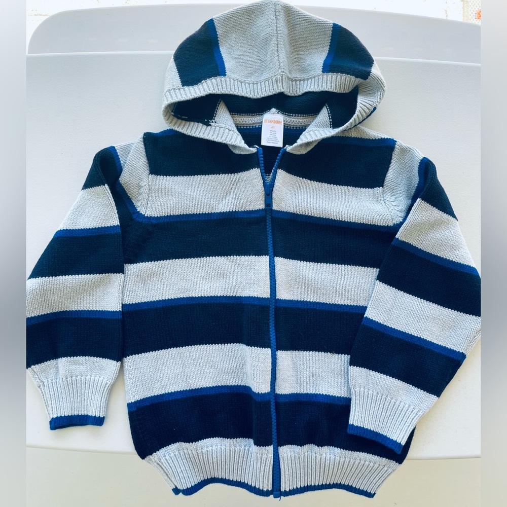 Gymboree Boys Hooded Sweater 4T